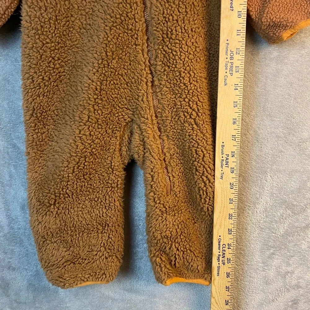 Columbia Foxy Baby Sherpa Bunting 12-18 Months Brown Bear Hooded One Piece